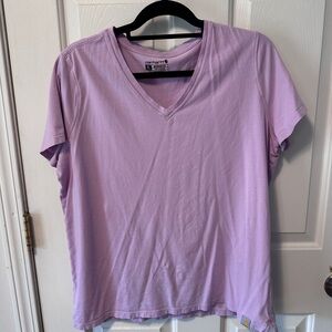 Carhartt Lavender V-Neck Women's Tee